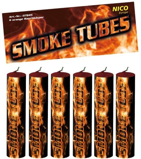 Nico Smoke Tubes in Orange