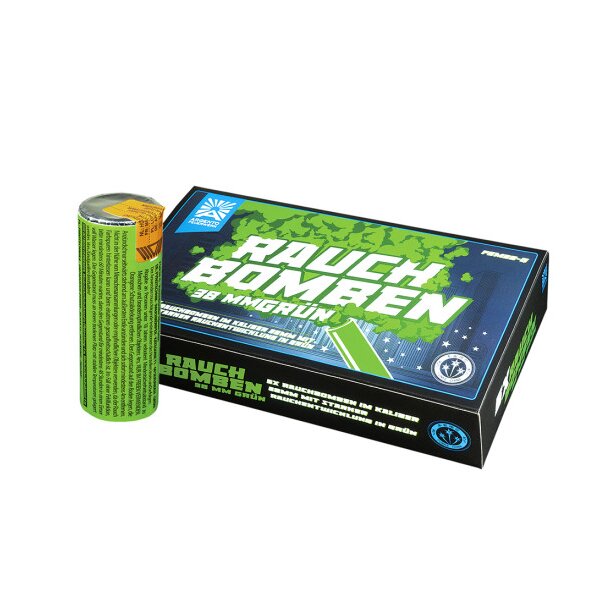Rauchbombe 38mm - 5er Pack Grün